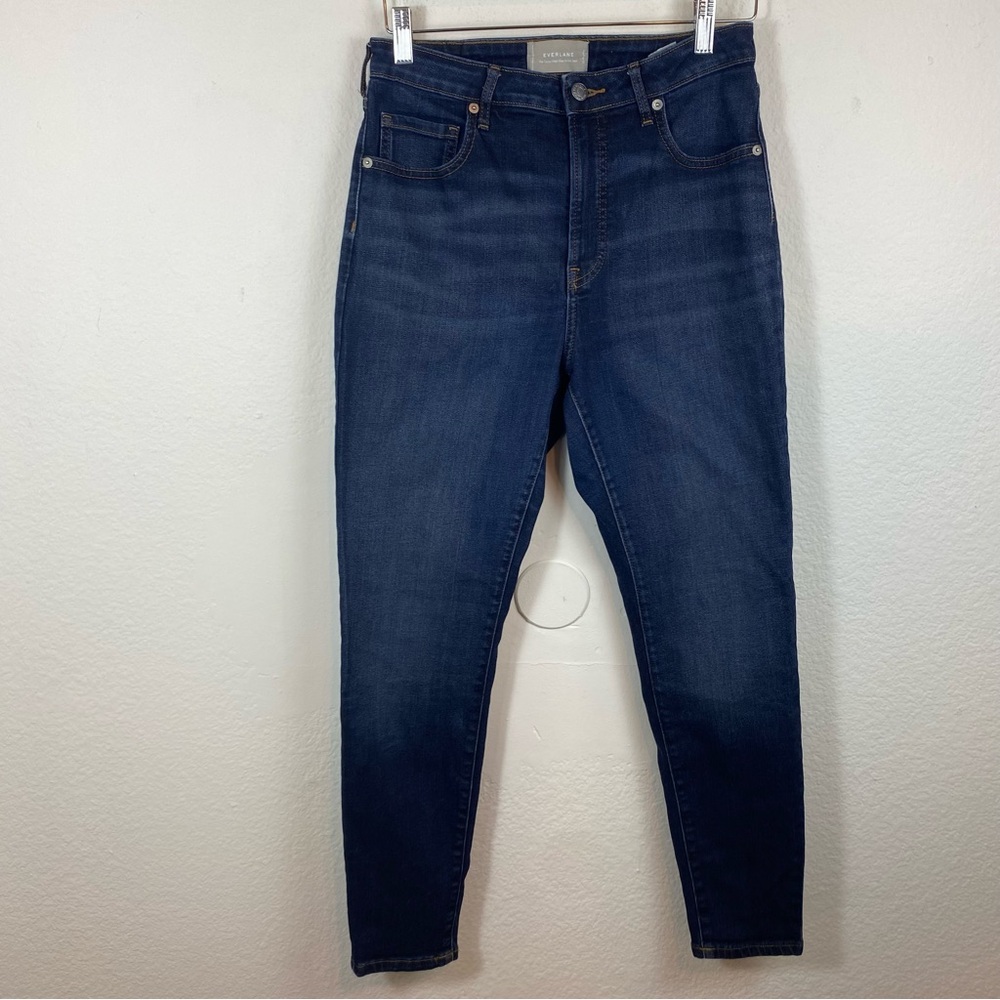Everlane Women’s 30 The Curvy High Rise Skinny Jeans‎ Dark Wash